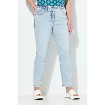 Jean Mom 5 poches, délavage tendance ULLA POPKEN