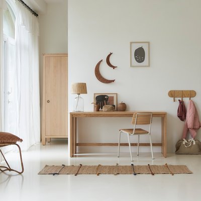 Bureau enfant en chêne massif 160 cm EDEN TIKAMOON