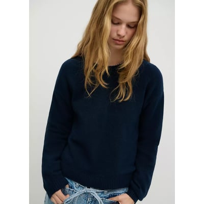 Pull-over col côtelé MANGO TEEN