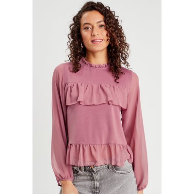 Blouse volants CACHE CACHE