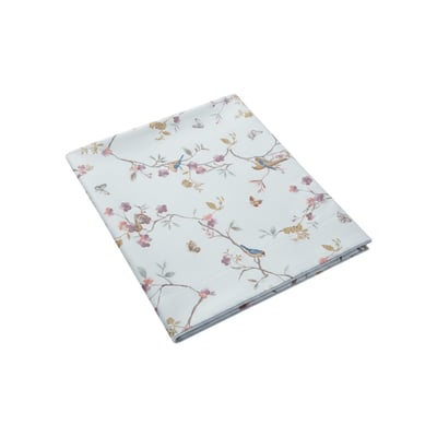 Drap Plat   Satin De Coton 120 Fils/cm² - JARDIN SUSPENDU TRADITION DES VOSGES