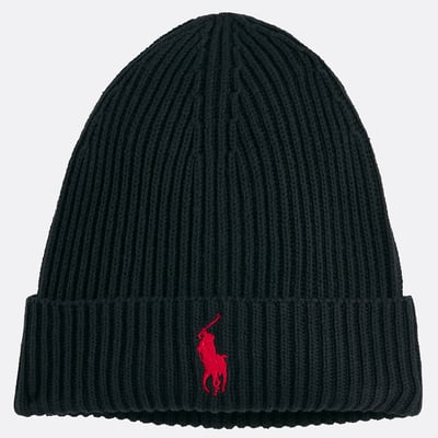 Bonnet en coton logo brodé POLO RALPH LAUREN
