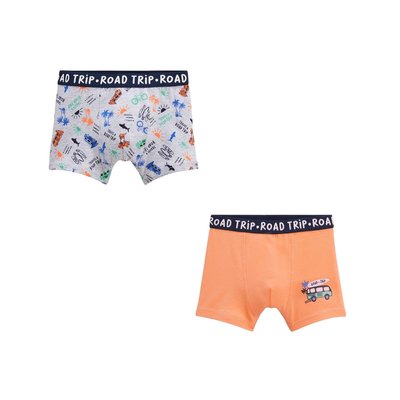 Lot de 2 boxers garçon VACANCES PETIT BEGUIN
