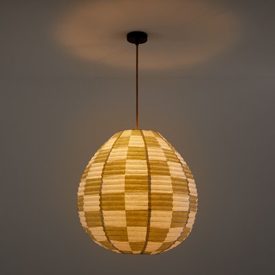 Bolvormige hanglamp met dambordmotief Ø55 cm, Danito LA REDOUTE INTERIEURS