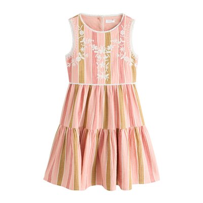 Robe brodée sans manches NEXT