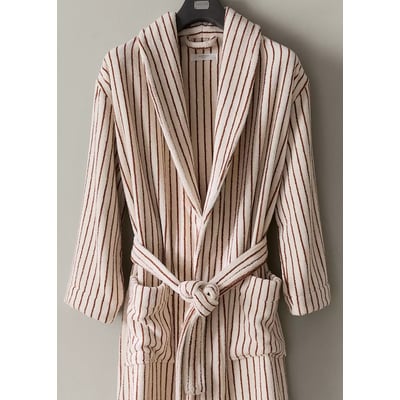 Peignoir coton à rayures MANGO HOME