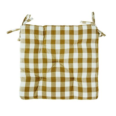 Coussin de chaise carreaux MADAM STOLTZ