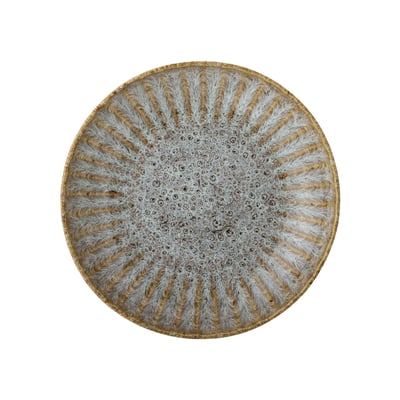 Assiette à pâtes en grès FLEUR BLOOMINGVILLE
