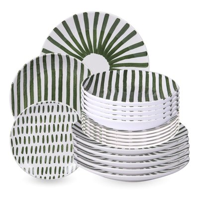 Service d'assiettes 18 pièces    -SANTIAGO TABLE PASSION