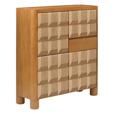 Buffet haut rectangulaire avec portes et tiroir en manguier NETSI ATMOSPHERA