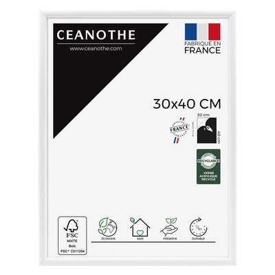 Cadre Photo Exposition 30x40 Cm Bois Massif Fsc ESSENTIEL CEANOTHE