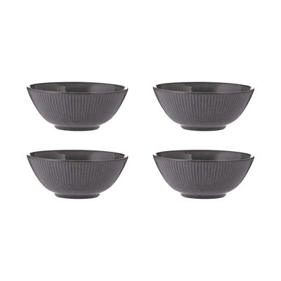 Set of 4 Reactive Linear Cereal Bowls MASON CASH