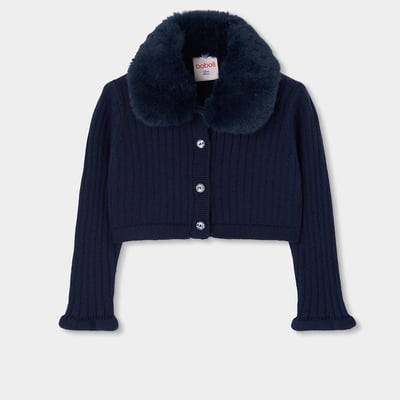 Veste fille en maille BOBOLI
