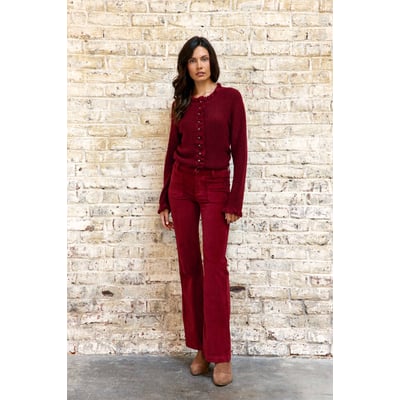Pantalon bootcut imprimé léopard SONNY LA PETITE ETOILE