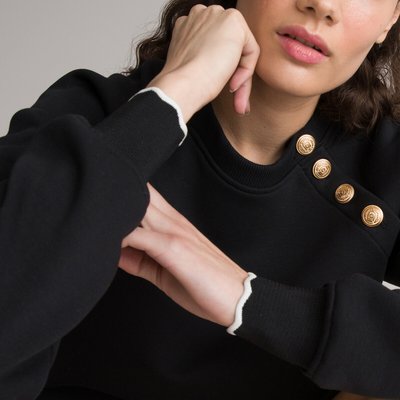 Свитшот с круглым вырезом LA REDOUTE COLLECTIONS