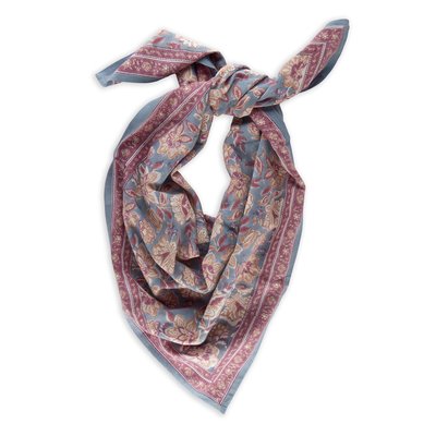 Grand Foulard en coton imprimé MATIRA BINDI ATELIER