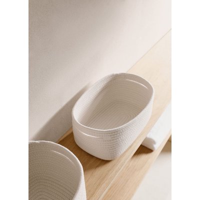 Panier de rangement moyen en coton MANGO HOME