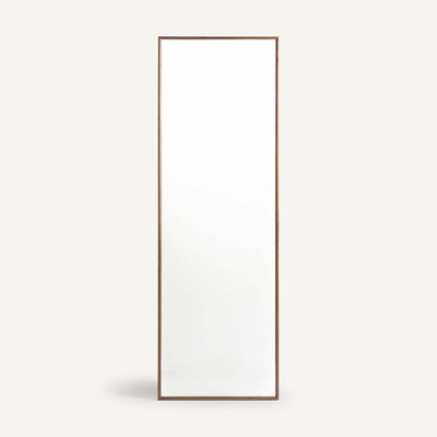 Miroir sur pied portant noyer massif H178, Zindlo AM.PM