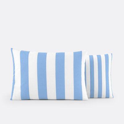 Funda de almohada de algodón, Hendaye bleu LA REDOUTE INTERIEURS