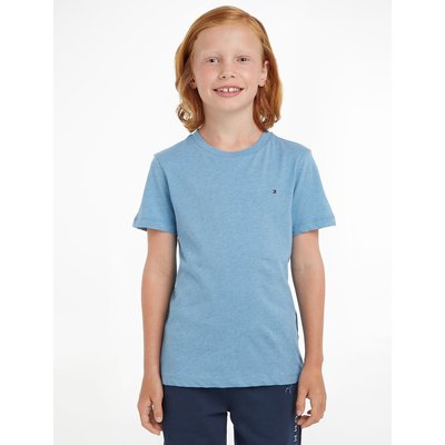 T-shirt en coton bio, col rond TOMMY HILFIGER