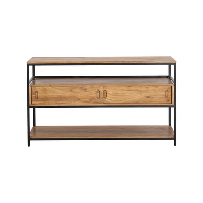 Meuble sous vasque en bois d'acacia MONTRÉAL MADE IN MEUBLES 