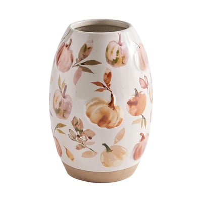 Vase en céramique avec citrouilles NEXT