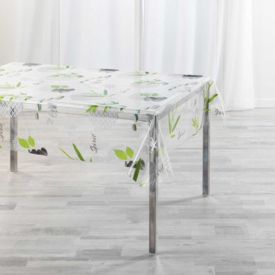 Nappe en PVC transparente Zen paradis DOUCEUR D'INTÉRIEUR