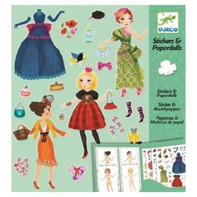 PaperDolls Stickers Trop mode DJECO