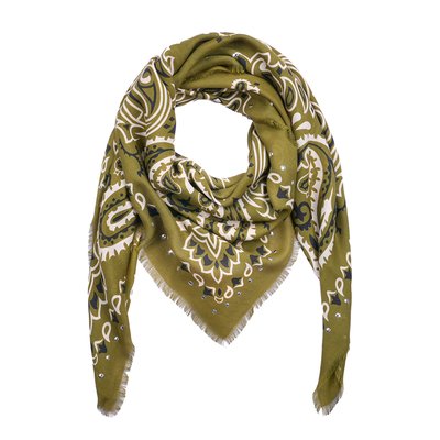 Grand foulard à motifs PAISLEY WILD