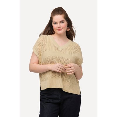 Pull sans manches en maille, col en V ULLA POPKEN