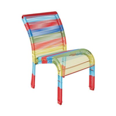 Chaise enfant en polyrésine multicolore AUBRY GASPARD