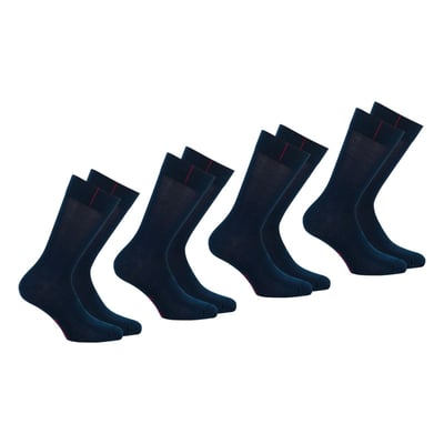 Lot De 4 Paires De Chaussettes Classiques 100% Coton - Pointure 39/42, Noir, Neuves Avec étiquettes