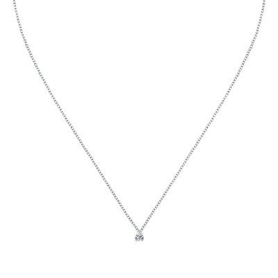 Collier en argent 925 et oxyde de zirconium CLEOR
