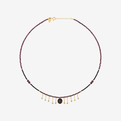 Collier doré à l'or fin INDIE CAROLINE NAJMAN