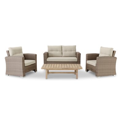 Salon de jardin 4 places, BOLONIA & SIENA DEFORA HOME