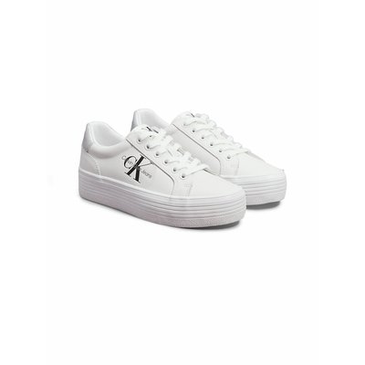 Leather Vulcanized Platform Trainers CALVIN KLEIN JEANS