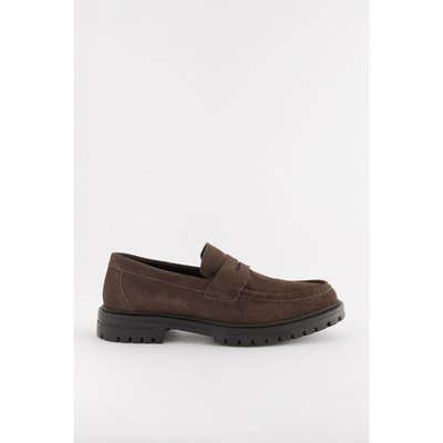 Mocassins en daim à semelle crantée NEXT