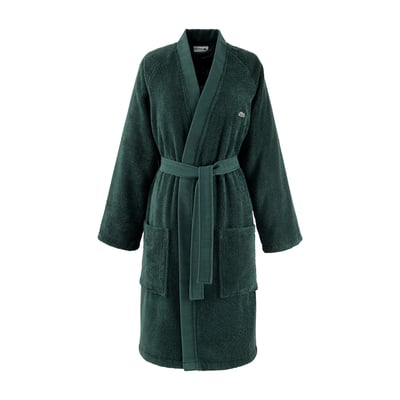 Peignoir de bain en coton, L BLASON LACOSTE HOME