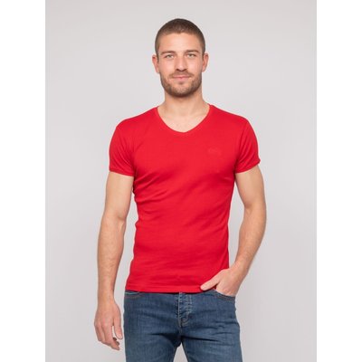 T Shirt Col V Coton Worko RITCHIE