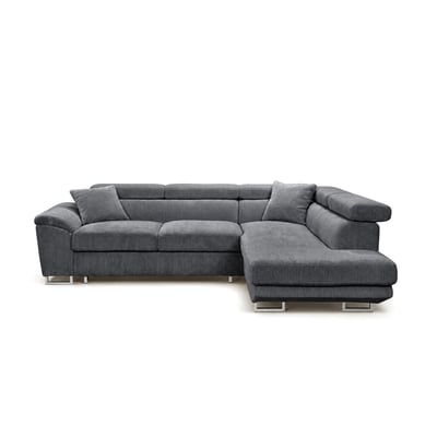 Canapé d'angle droit 5 places convertible, BAOJI LISA DESIGN