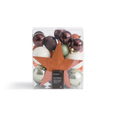 Weihnachtskugel-Set, 33 Teile Caspar LA REDOUTE INTERIEURS