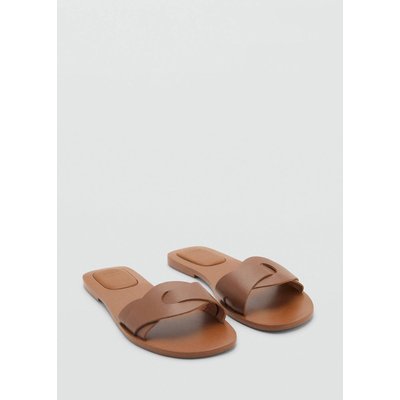 Sandales à lanières cuir MANGO TEEN