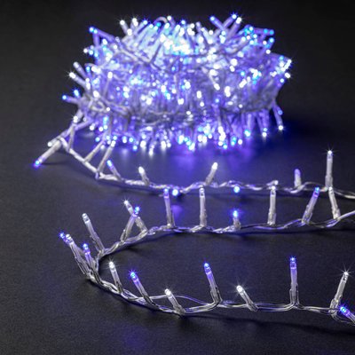 Guirlande lumineuse extérieur 750 LED blanc froid bleu 18m FEERIC LIGHTS & CHRISTMAS
