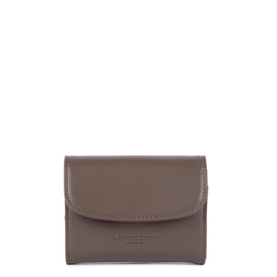 Portefeuille Femme Rétro Marron Clair - Fermeture éclair - Faux Cuir - Marque Baellery
