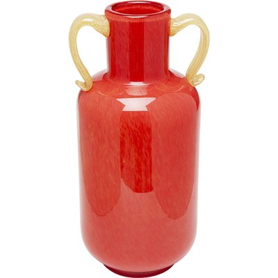 Vase Salut 36cm rouge à hanses KARE DESIGN