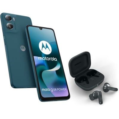 Smartphone Pack G06 Power 4G 256Go Bleu + Moto Buds Bass MOTOROLA