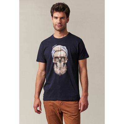 tshirt col rond avec tête de mort sur le devant GARLAND DEELUXE