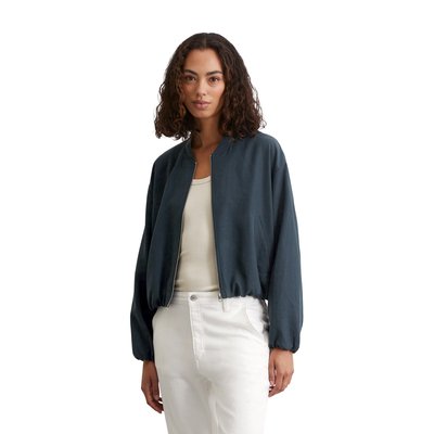 Blouson cropped en mélange TENCEL™ Lyocell-lin MARC O'POLO