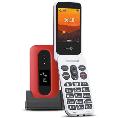 Téléphone portable Leva L30 Rouge/Blanc DORO