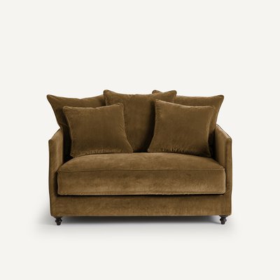 Sofá cama de 2 plazas aterciopelado, Lazare AM.PM